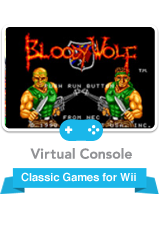 Bloody Wolf box art for TurboGrafx-16